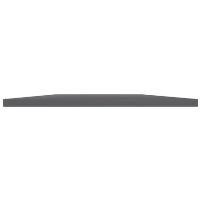 805201 vidaXL Bookshelf Boards 8 pcs High Gloss Grey 40x50x1,5 cm Engineered Wood