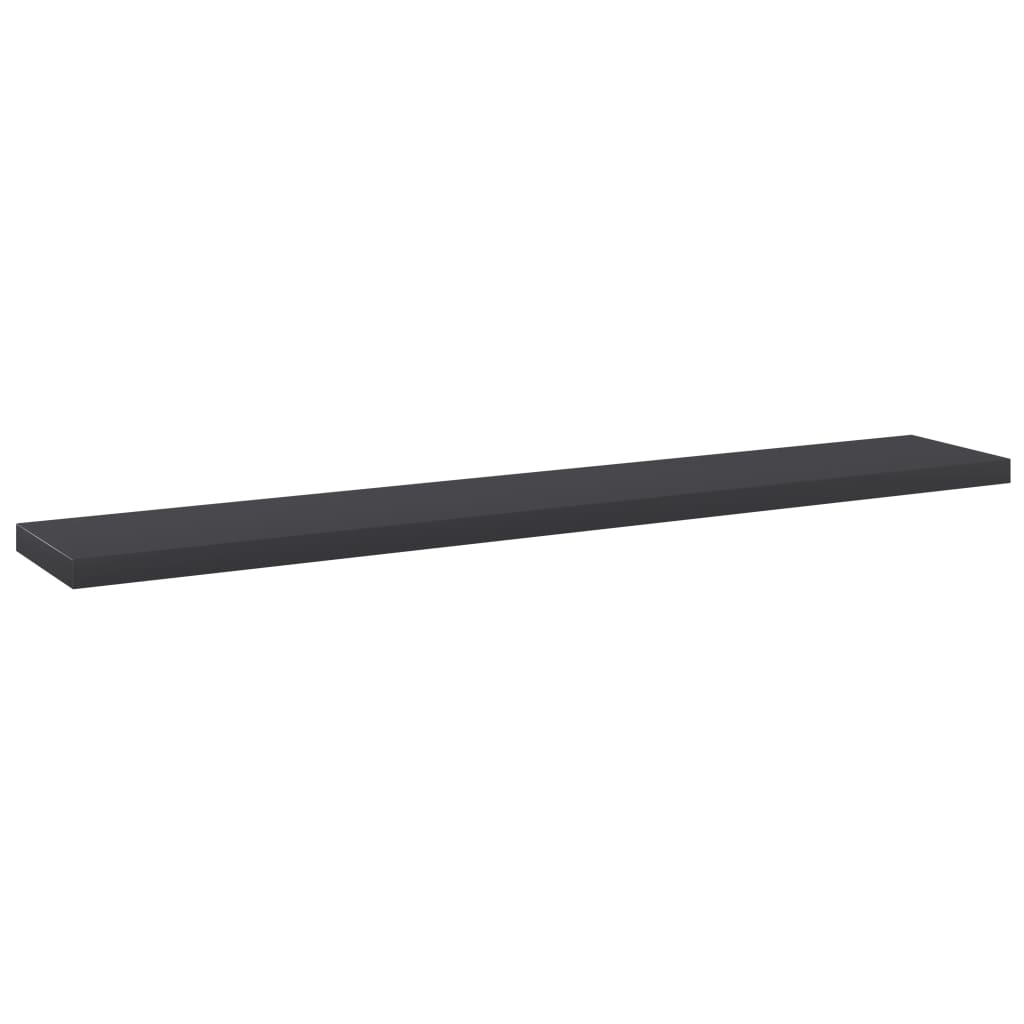 805206 vidaXL Bookshelf Boards 4 pcs Grey 60x10x1,5 cm Engineered Wood