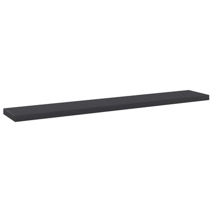 805206 vidaXL Bookshelf Boards 4 pcs Grey 60x10x1,5 cm Engineered Wood