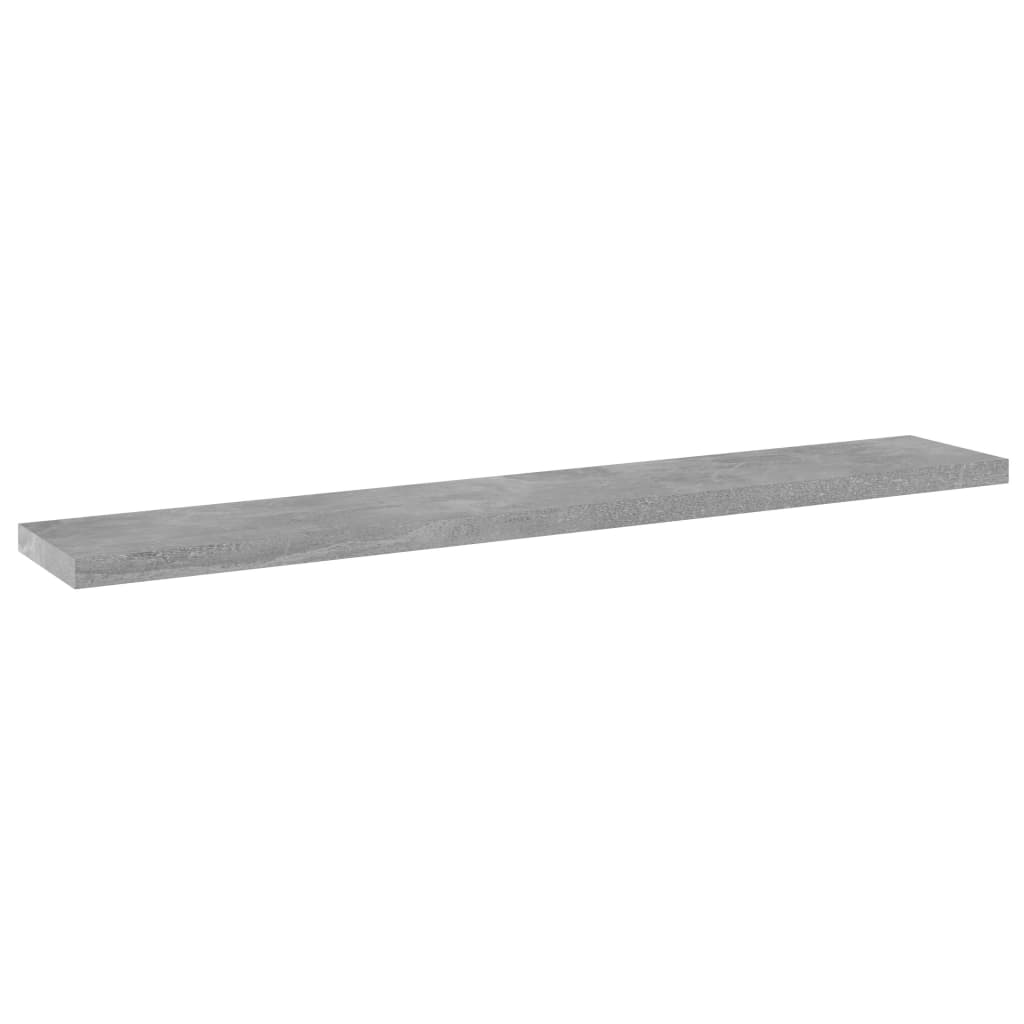 805210 vidaXL Bookshelf Boards 4 pcs Concrete Grey 60x10x1,5 cm Engineered Wood