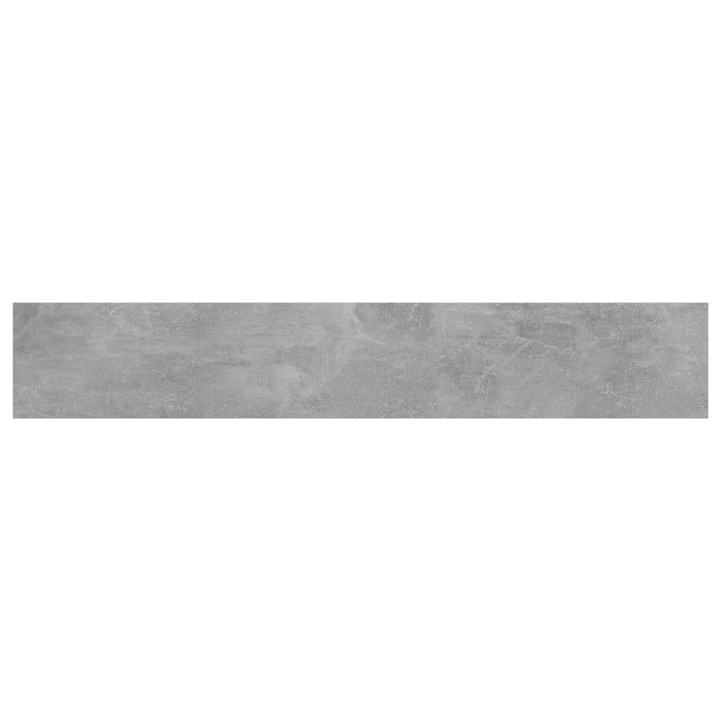 805210 vidaXL Bookshelf Boards 4 pcs Concrete Grey 60x10x1,5 cm Engineered Wood