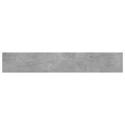 805211 vidaXL Bookshelf Boards 8 pcs Concrete Grey 60x10x1,5 cm Engineered Wood