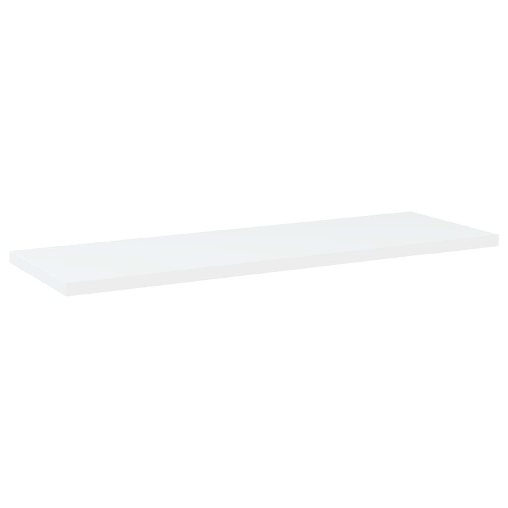 805218 vidaXL Bookshelf Boards 4 pcs White 60x20x1,5 cm Engineered Wood