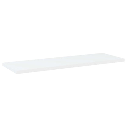 805218 vidaXL Bookshelf Boards 4 pcs White 60x20x1,5 cm Engineered Wood