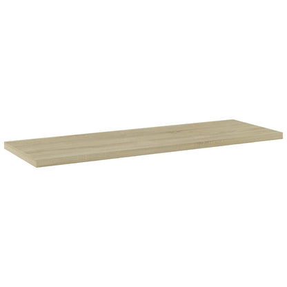 805224 vidaXL Bookshelf Boards 4 pcs Sonoma Oak 60x20x1,5 cm Engineered Wood - Brown
