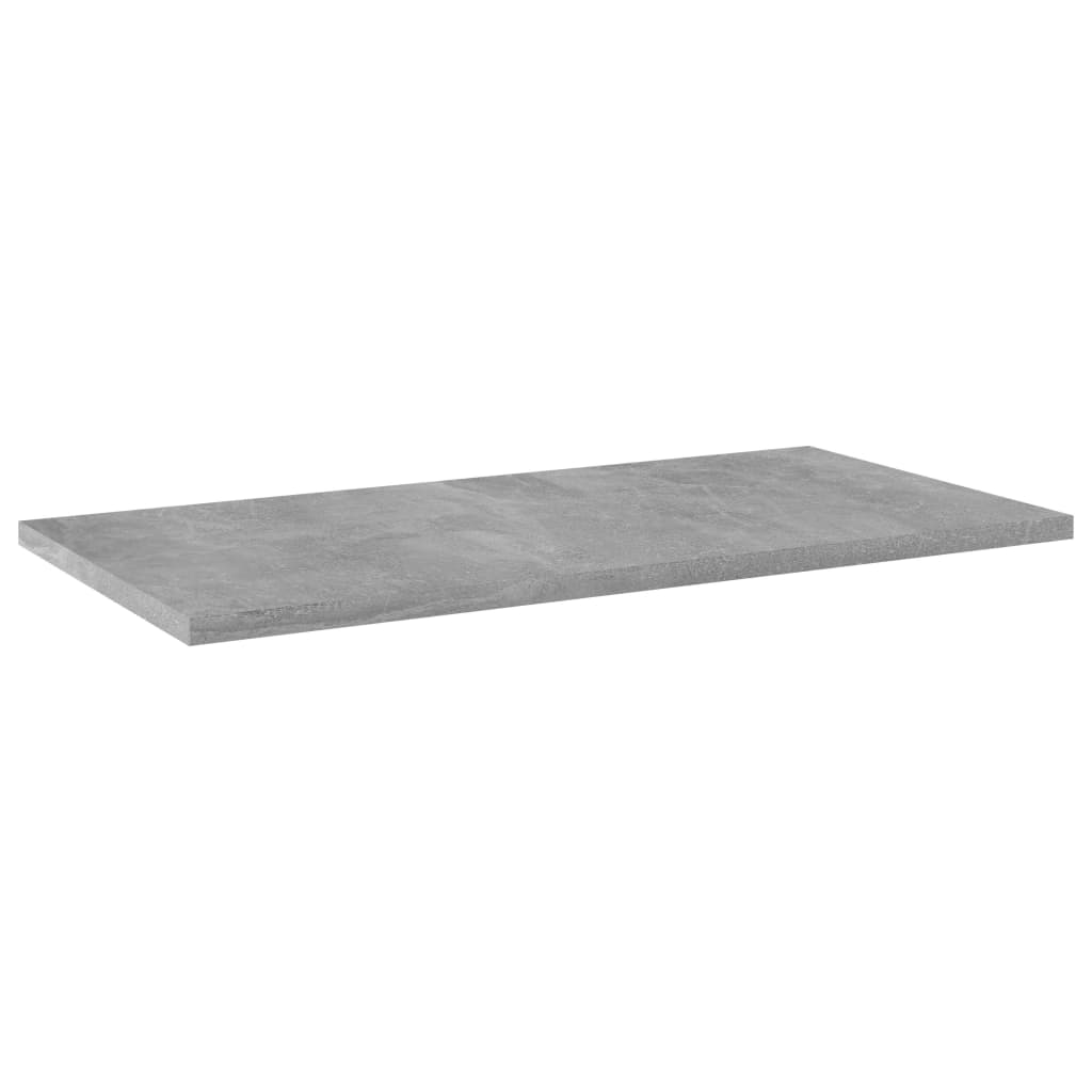 805242 vidaXL Bookshelf Boards 4 pcs Concrete Grey 60x30x1,5 cm Engineered Wood