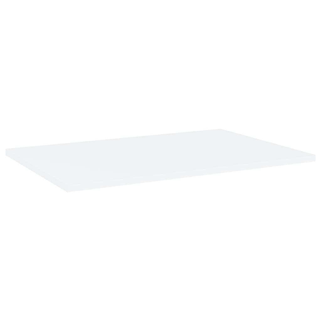 805250 vidaXL Bookshelf Boards 4 pcs White 60x40x1,5 cm Engineered Wood