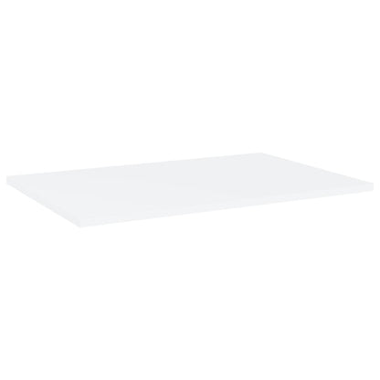 805250 vidaXL Bookshelf Boards 4 pcs White 60x40x1,5 cm Engineered Wood