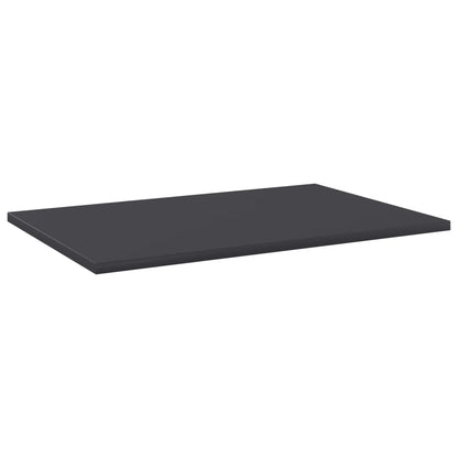 805255 vidaXL Bookshelf Boards 8 pcs Grey 60x40x1,5 cm Engineered Wood