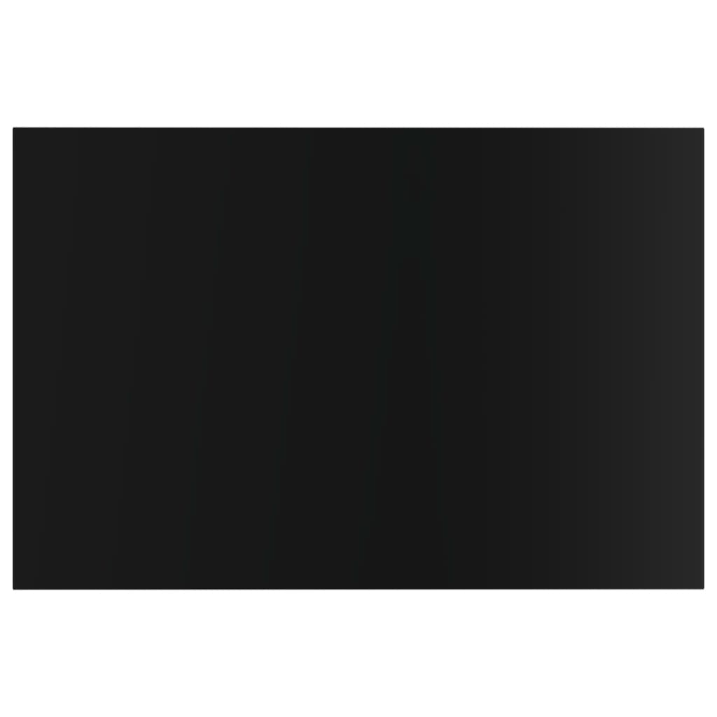 805263 vidaXL Bookshelf Boards 8 pcs High Gloss Black 60x40x1,5 cm Engineered Wood
