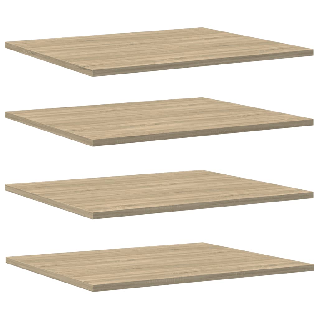 805273 vidaXL Bookshelf Boards 8 pcs Sonoma Oak 60x50x1,5 cm Engineered Wood - Brown
