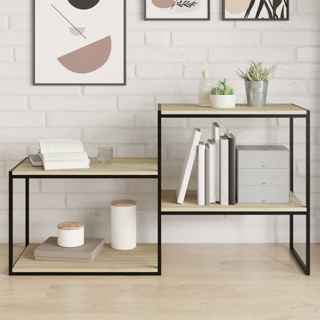 805273 vidaXL Bookshelf Boards 8 pcs Sonoma Oak 60x50x1,5 cm Engineered Wood - Brown