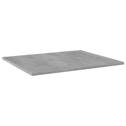 805275 vidaXL Bookshelf Boards 8 pcs Concrete Grey 60x50x1,5 cm Engineered Wood