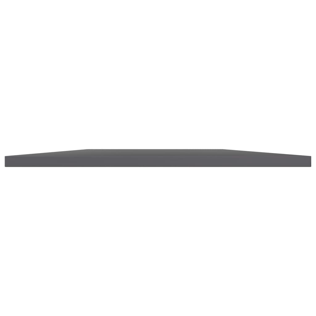 805281 vidaXL Bookshelf Boards 8 pcs High Gloss Grey 60x50x1,5 cm Engineered Wood