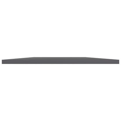 805281 vidaXL Bookshelf Boards 8 pcs High Gloss Grey 60x50x1,5 cm Engineered Wood