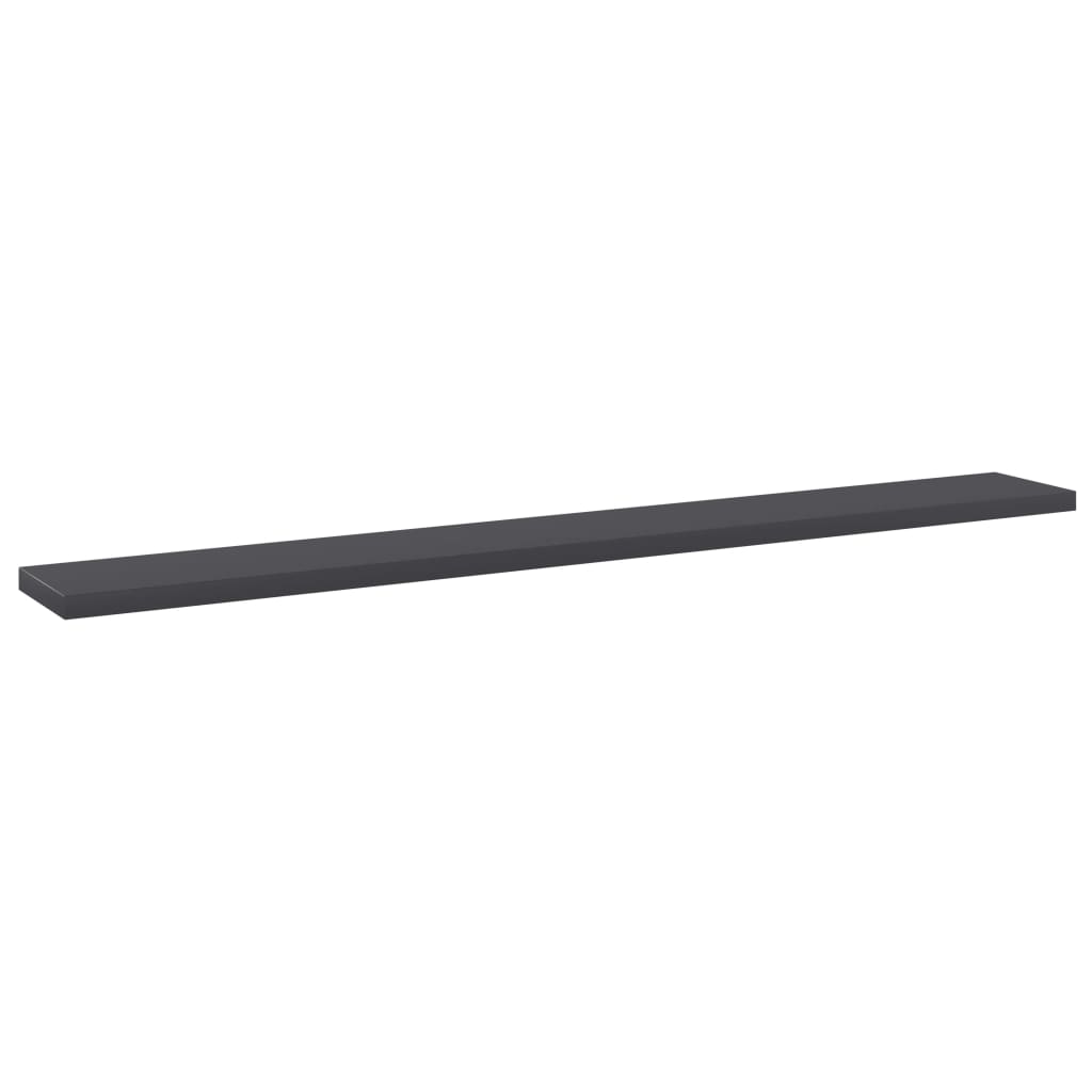 805287 vidaXL Bookshelf Boards 8 pcs Grey 80x10x1,5 cm Engineered Wood