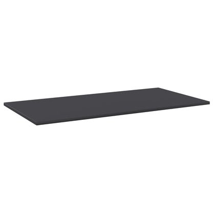 805303 vidaXL Bookshelf Boards 8 pcs Grey 80x20x1,5 cm Engineered Wood