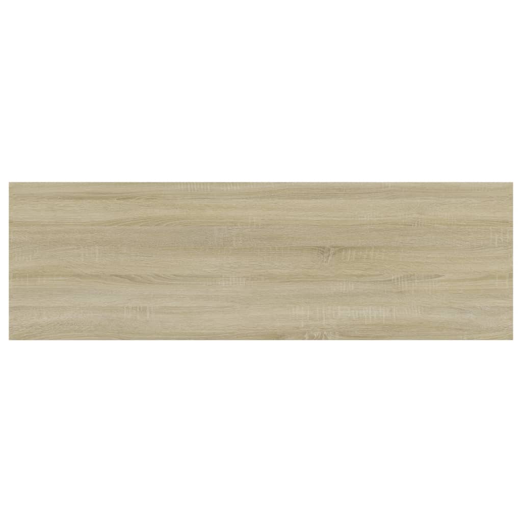 805304 vidaXL Bookshelf Boards 4 pcs Sonoma Oak 80x20x1,5 cm Engineered Wood - Brown