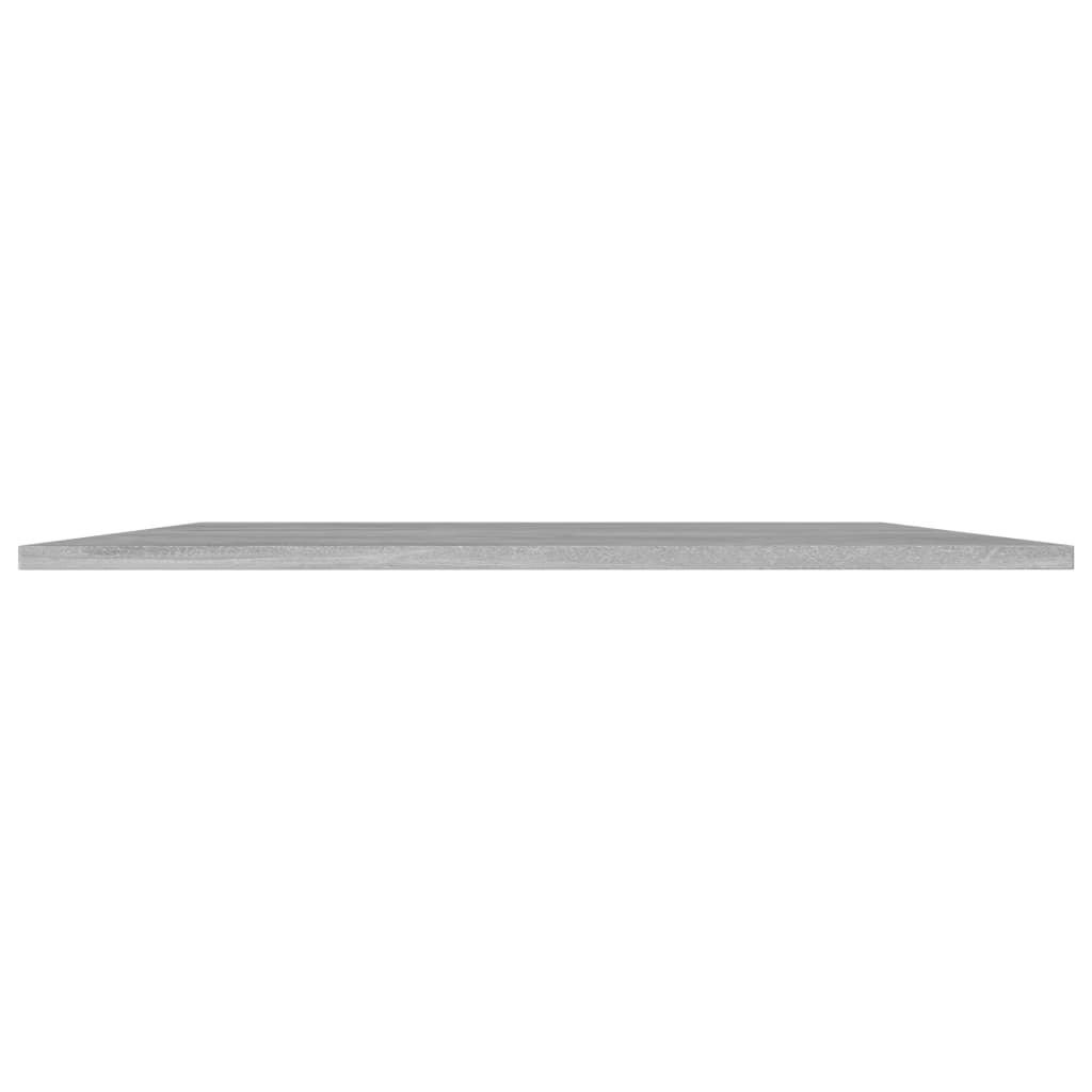 805323 vidaXL Bookshelf Boards 8 pcs Concrete Grey 80x30x1,5 cm Engineered Wood
