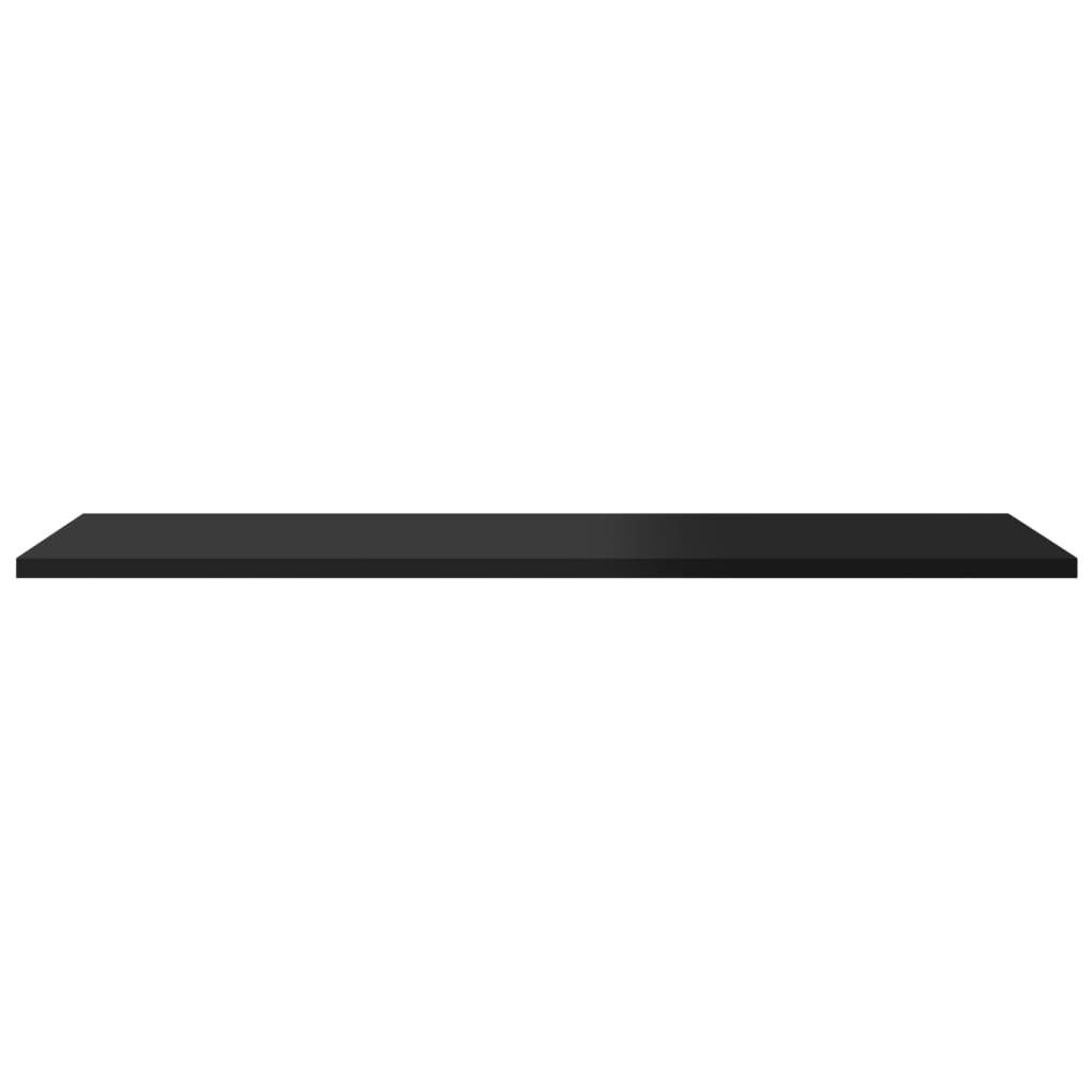 805327 vidaXL Bookshelf Boards 8 pcs High Gloss Black 80x30x1,5 cm Engineered Wood