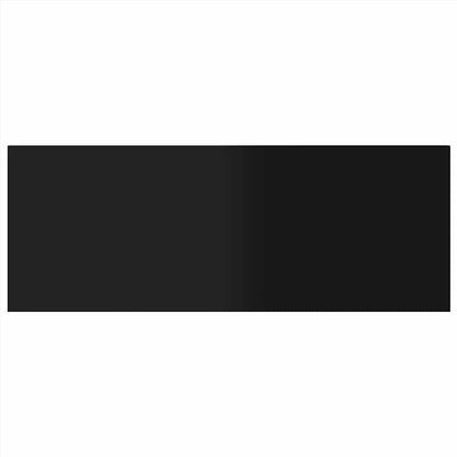 805327 vidaXL Bookshelf Boards 8 pcs High Gloss Black 80x30x1,5 cm Engineered Wood