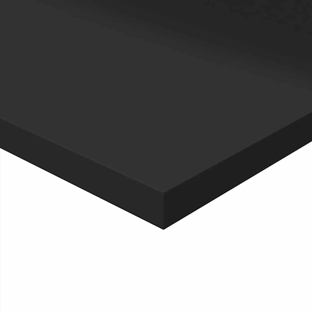 805327 vidaXL Bookshelf Boards 8 pcs High Gloss Black 80x30x1,5 cm Engineered Wood