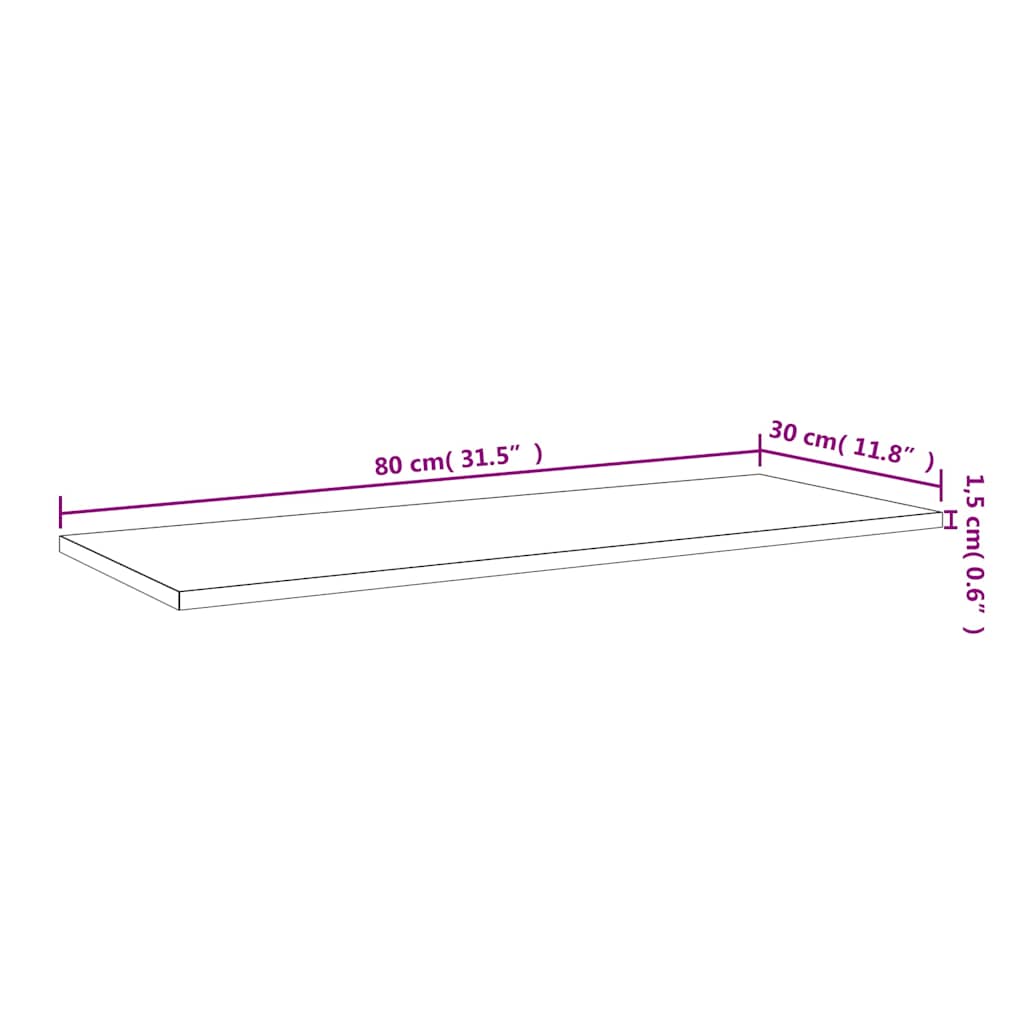 805327 vidaXL Bookshelf Boards 8 pcs High Gloss Black 80x30x1,5 cm Engineered Wood
