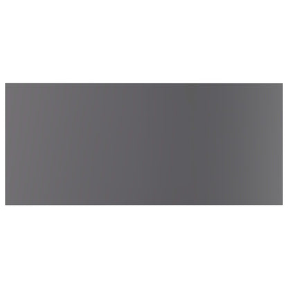805329 vidaXL Bookshelf Boards 8 pcs High Gloss Grey 80x30x1,5 cm Engineered Wood