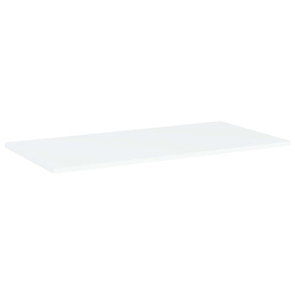 805330 vidaXL Bookshelf Boards 4 pcs White 80x40x1,5 cm Engineered Wood