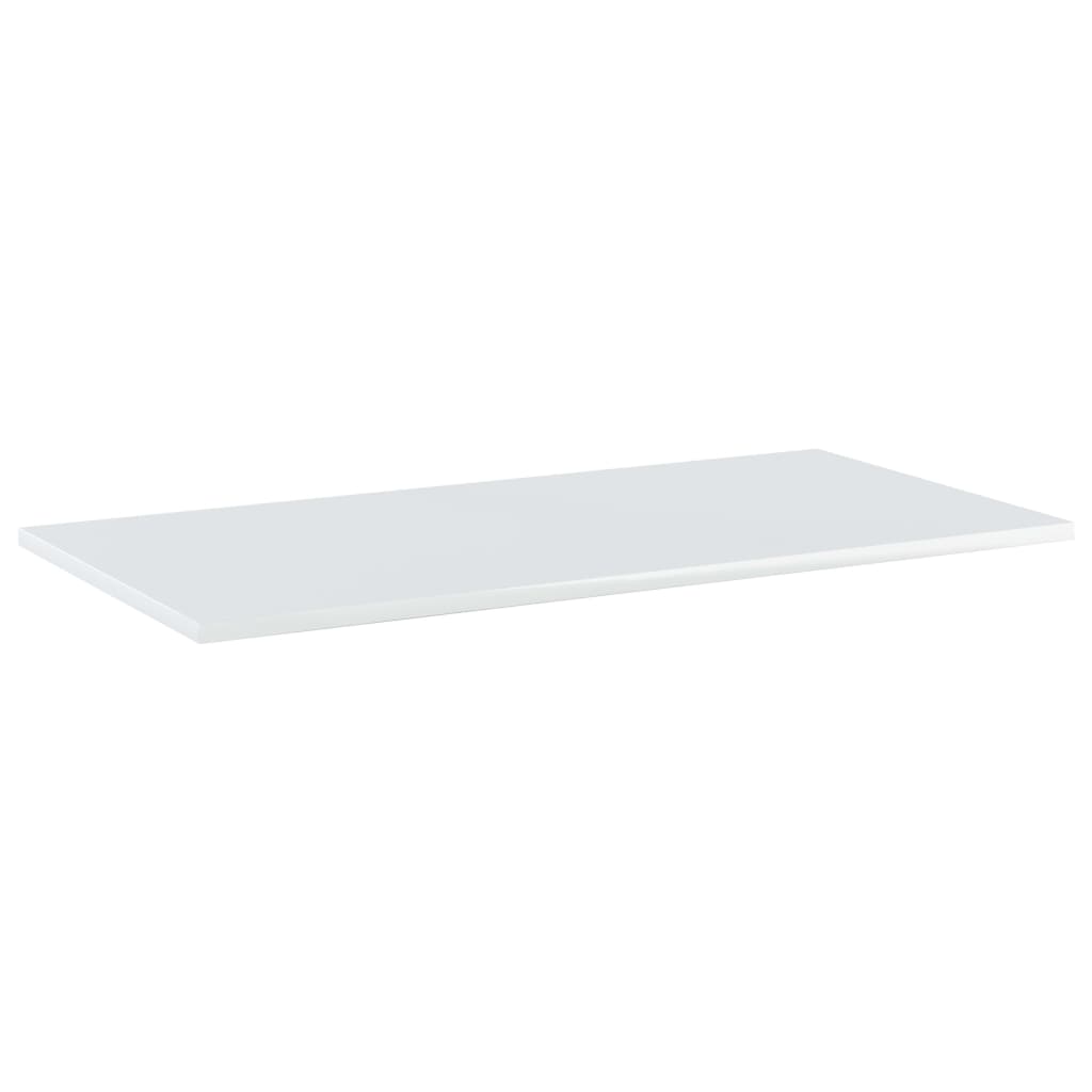 805341 vidaXL Bookshelf Boards 8 pcs High Gloss White 80x40x1,5 cm Engineered Wood