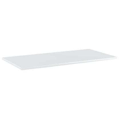 805341 vidaXL Bookshelf Boards 8 pcs High Gloss White 80x40x1,5 cm Engineered Wood
