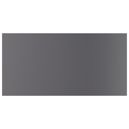 805345 vidaXL Bookshelf Boards 8 pcs High Gloss Grey 80x40x1,5 cm Engineered Wood