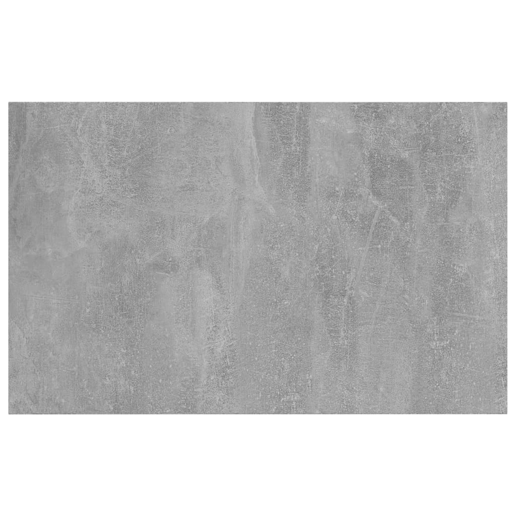805354 vidaXL Bookshelf Boards 4 pcs Concrete Grey 80x50x1,5 cm Engineered Wood