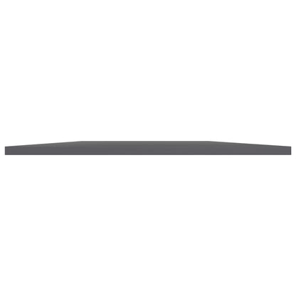 805360 vidaXL Bookshelf Boards 4 pcs High Gloss Grey 80x50x1,5 cm Engineered Wood