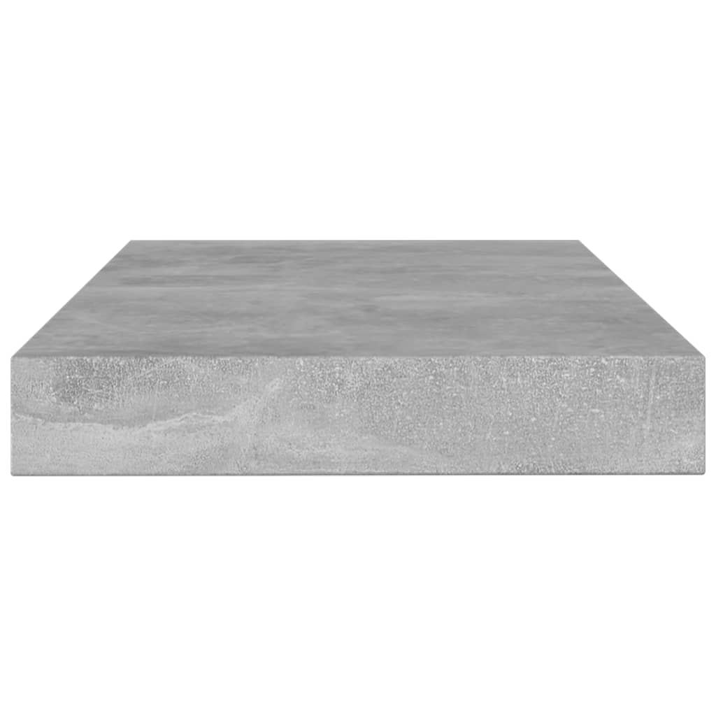 805370 vidaXL Bookshelf Boards 4 pcs Concrete Grey 100x10x1,5 cm Engineered Wood