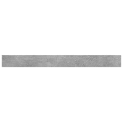 805370 vidaXL Bookshelf Boards 4 pcs Concrete Grey 100x10x1,5 cm Engineered Wood