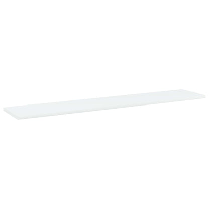 805378 vidaXL Bookshelf Boards 4 pcs White 100x20x1,5 cm Engineered Wood