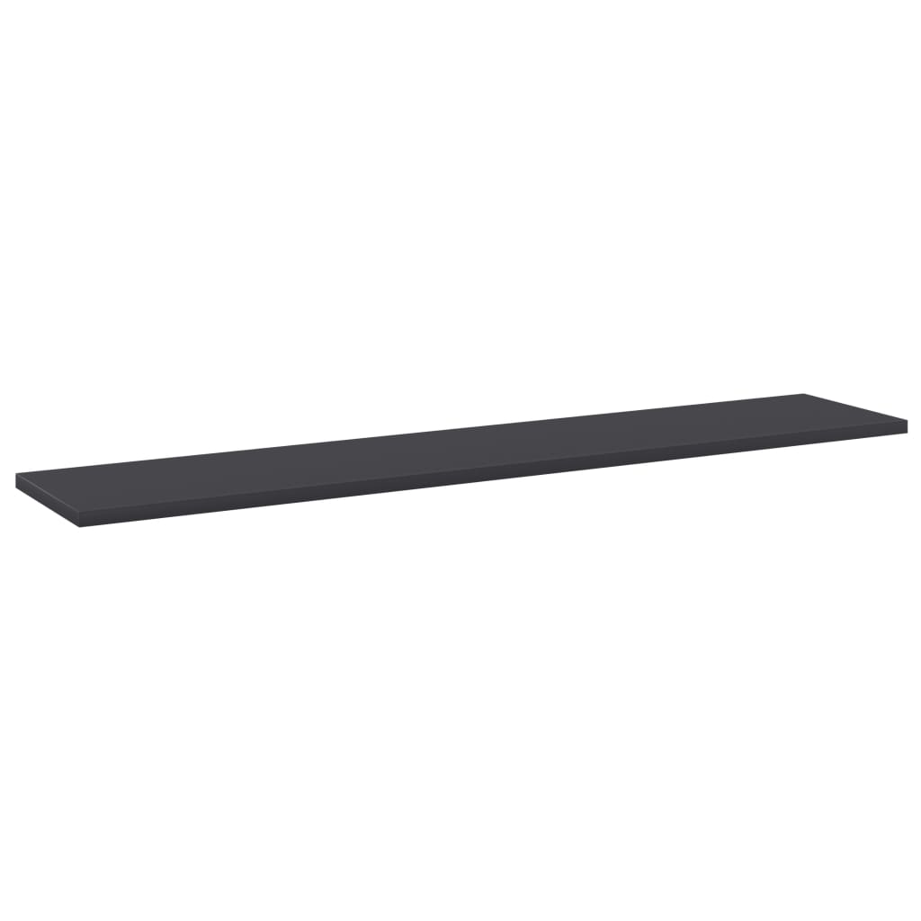 805383 vidaXL Bookshelf Boards 8 pcs Grey 100x20x1,5 cm Engineered Wood