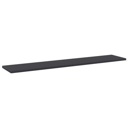 805383 vidaXL Bookshelf Boards 8 pcs Grey 100x20x1,5 cm Engineered Wood