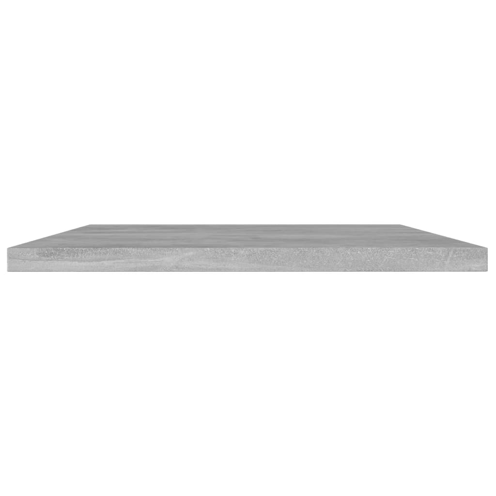 805386 vidaXL Bookshelf Boards 4 pcs Concrete Grey 100x20x1,5 cm Engineered Wood