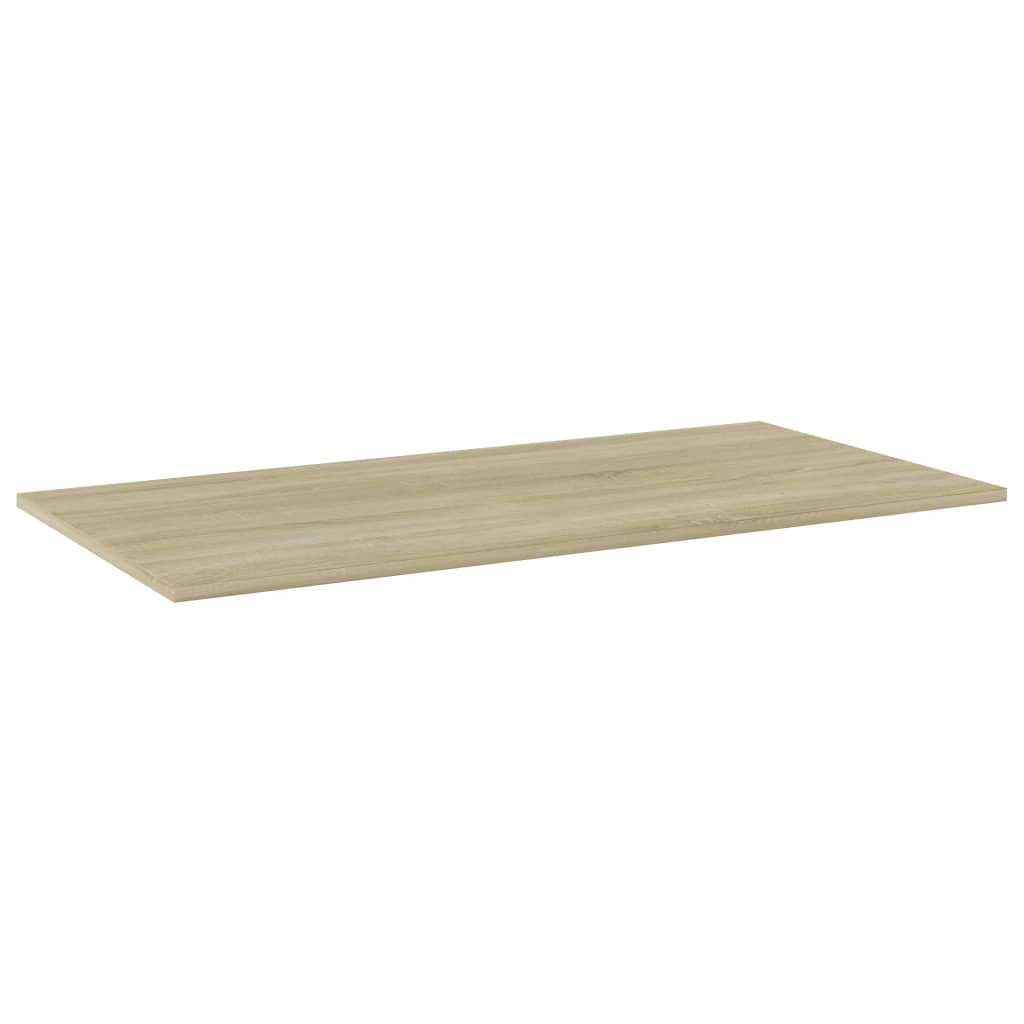 805421 vidaXL Bookshelf Boards 4 pcs Sonoma Oak 100x50x1,5 cm Engineered Wood - Brown