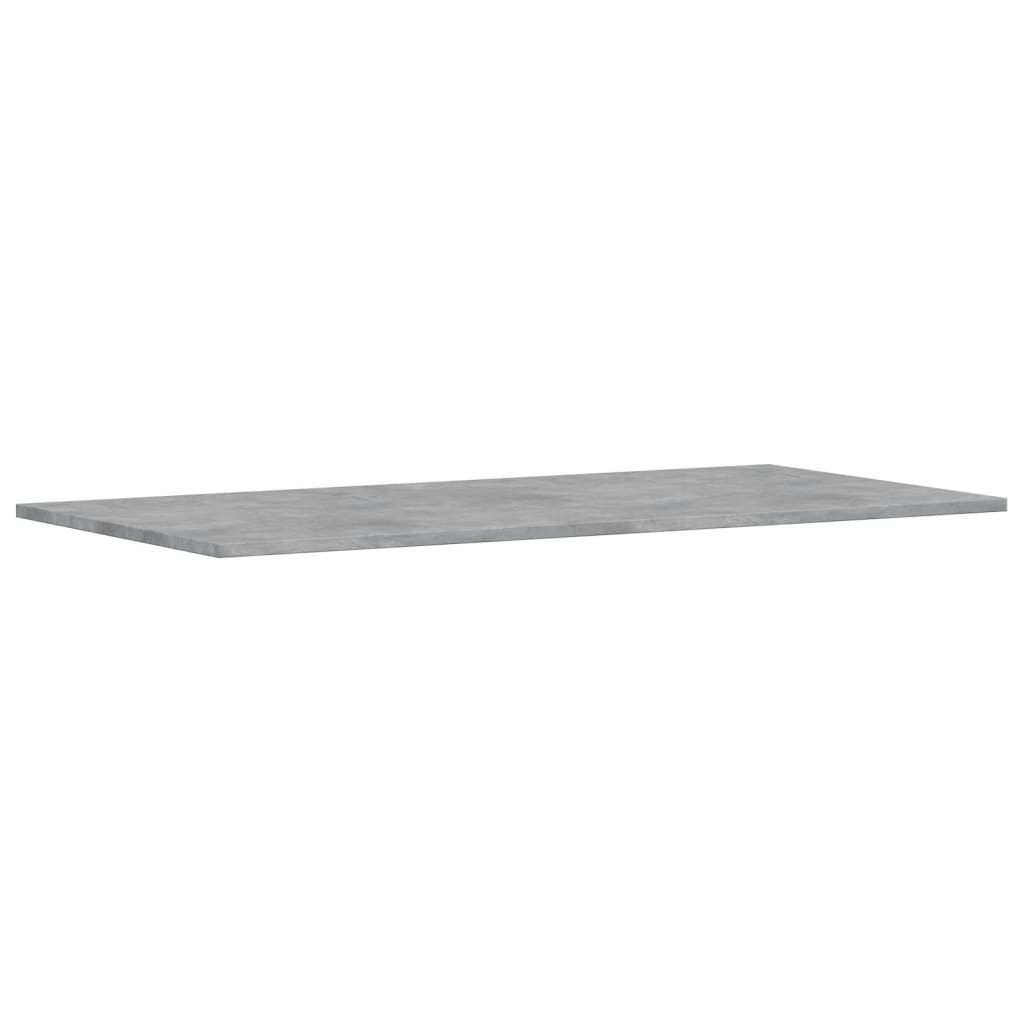805422 vidaXL Bookshelf Boards 4 pcs Concrete Grey 100x50x1,5 cm Engineered Wood