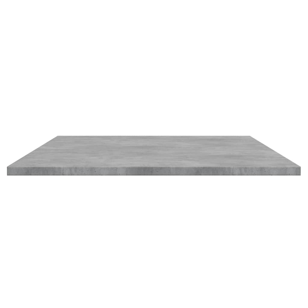 805422 vidaXL Bookshelf Boards 4 pcs Concrete Grey 100x50x1,5 cm Engineered Wood