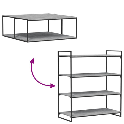 805422 vidaXL Bookshelf Boards 4 pcs Concrete Grey 100x50x1,5 cm Engineered Wood