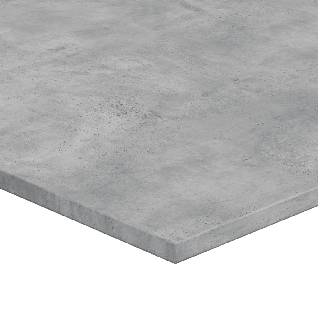 805422 vidaXL Bookshelf Boards 4 pcs Concrete Grey 100x50x1,5 cm Engineered Wood