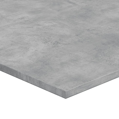 805422 vidaXL Bookshelf Boards 4 pcs Concrete Grey 100x50x1,5 cm Engineered Wood