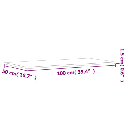 805422 vidaXL Bookshelf Boards 4 pcs Concrete Grey 100x50x1,5 cm Engineered Wood