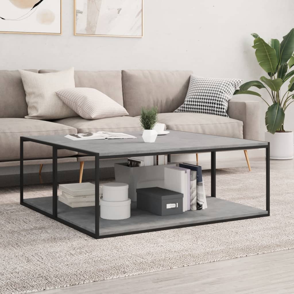 805422 vidaXL Bookshelf Boards 4 pcs Concrete Grey 100x50x1,5 cm Engineered Wood