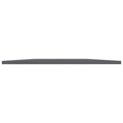805425 vidaXL Bookshelf Boards 4 pcs High Gloss Grey 100x50x1,5 cm Engineered Wood