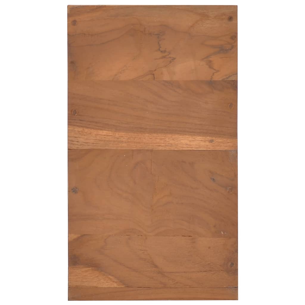 vidaXL Bedside Cabinet 20x35x50 cm Solid Teak Wood - Brown - Small